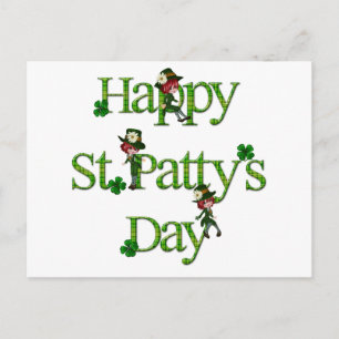Lycklig St. Pattys dag Vykort