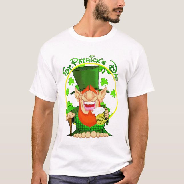 Lycklig st patty's day tee (Framsida)