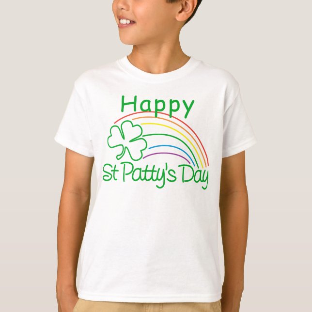 Lycklig st patty's dayT-tröja T Shirt (Framsida)