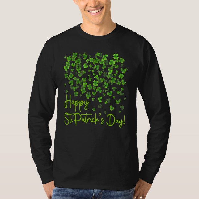 Lycklig St Saint patrick S Day T Shirt (Framsida)