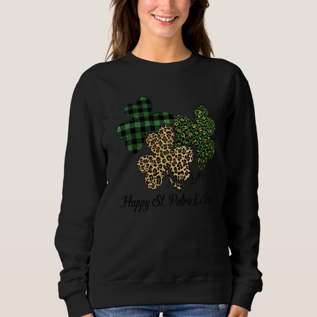 Lycklig St Saint patrick's day T Shirt (Framsida)