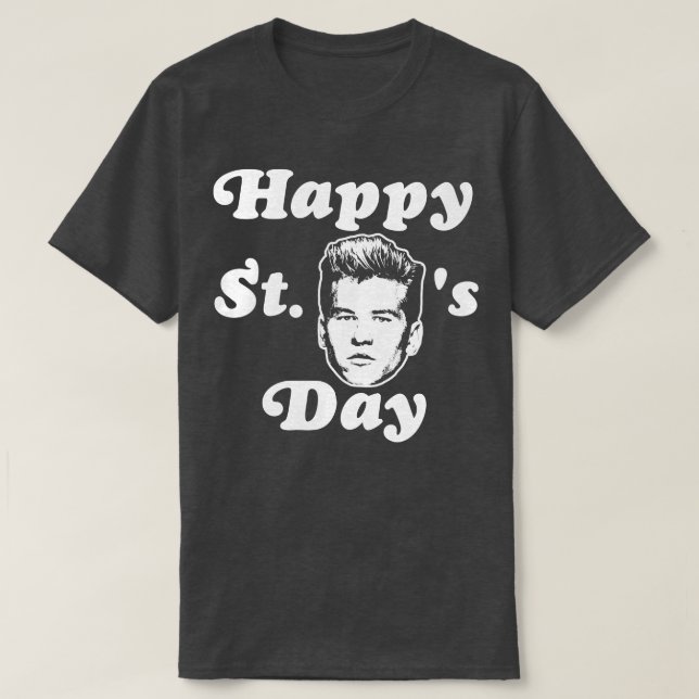Lycklig St Vals Day T Shirt (Design framsida)