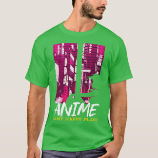 Lycklig Ställe Cosplay Otaku T Shirt