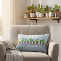 Lycklig Ställe Personlig Cactus Älskare