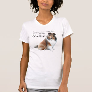 Lycklig Ställe Sheltie Shirt T