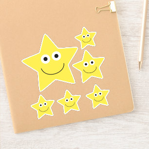 Lycklig Star Klistermärken