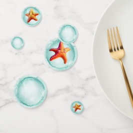 Lycklig Starfish Bord confetti