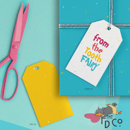 Lycklig Starry Magic "from Tooth Fairy" Presentetikett