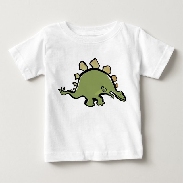 lycklig stegosaur tee shirt (Framsida)