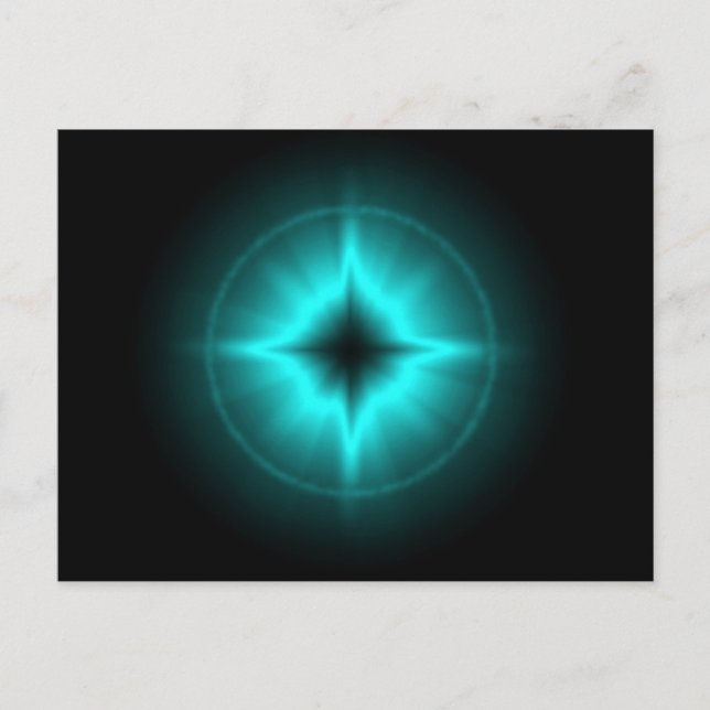 Lycklig Stjärna Vykort (Framsida)