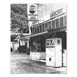 Lycklig Store, Ottawa, Kansas 1970 Fototryck