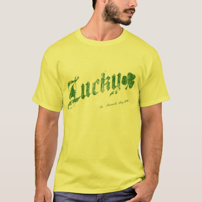 Lycklig Sts Patrick dagT-tröja - 3 Tee Shirt (Framsida)