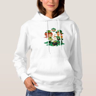 Lycklig Sts Patrick leprechauns för dagdans T Shirt