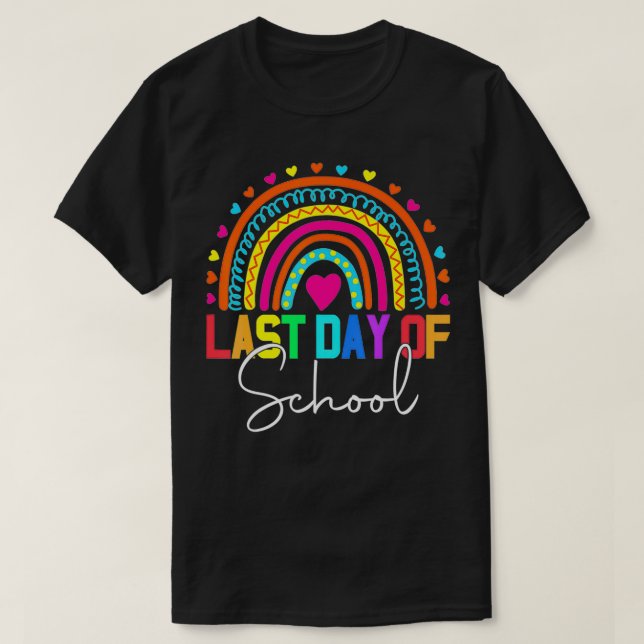 Lycklig: Student Graduatio, skolläraren förra dage T Shirt (Design framsida)