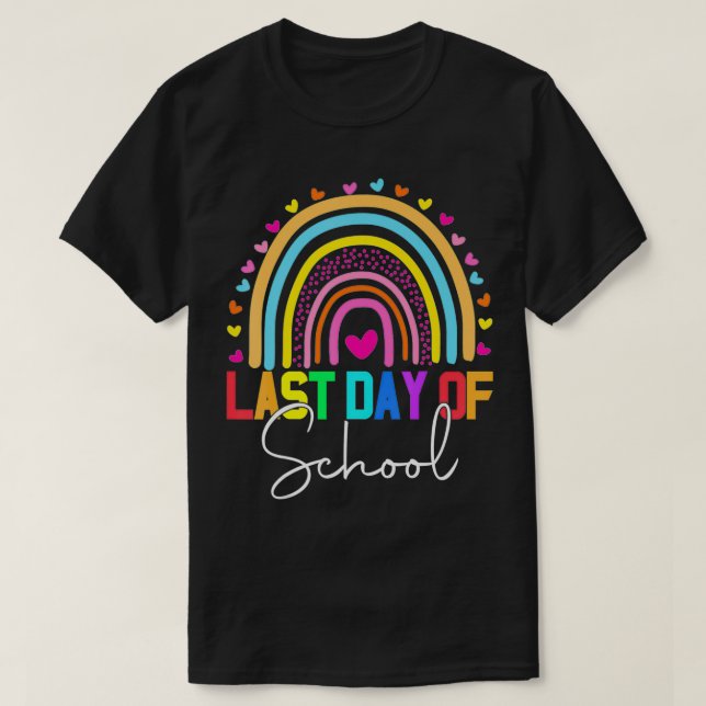 Lycklig: Student Graduatio, skolläraren förra dage T Shirt (Design framsida)