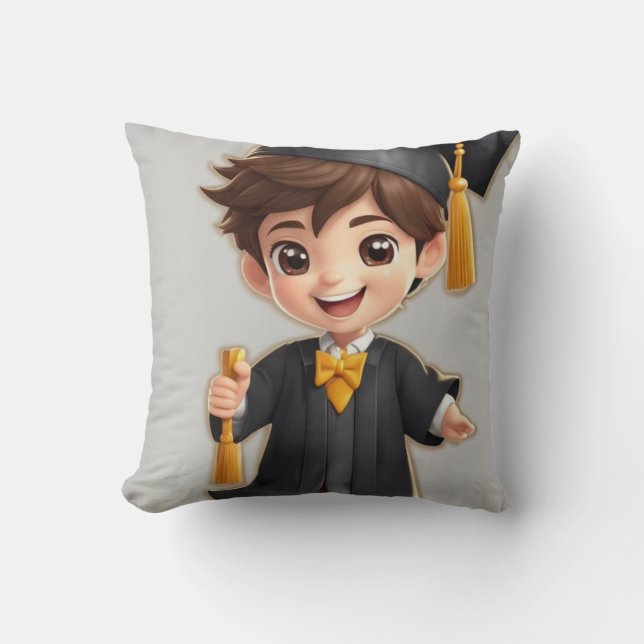 Lycklig Student Kudde (Framsida)