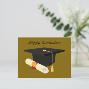 Lycklig Studenten Helg Vykort