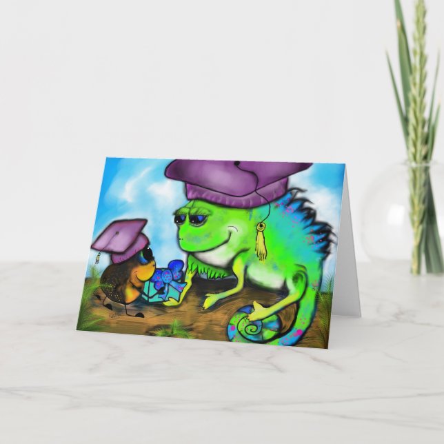 Lycklig studenten kort (Framsida)