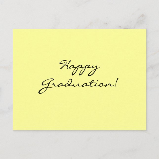 Lycklig Studenten! Vykort (Framsida)