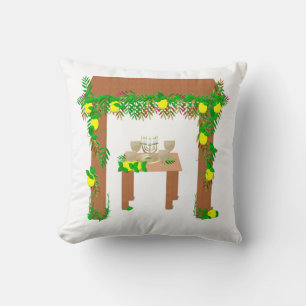 Lycklig Sukkot Kudde