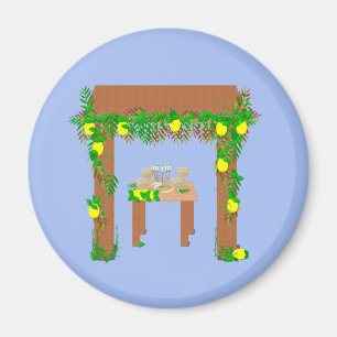 Lycklig Sukkot Magnet