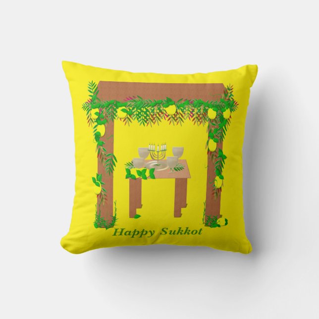 Lycklig Sukkot,Personlig Kudde (Framsida)