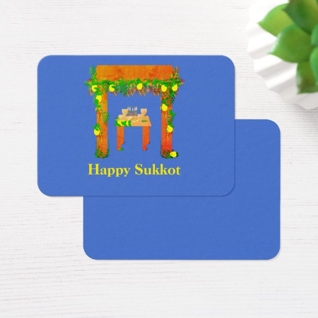 Lycklig Sukkot,Personlig Visitkort (Skivbord)