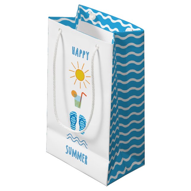 Lycklig Summer Gift Bag (Framsidan Vinklad)