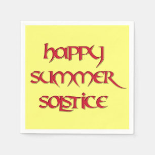Lycklig Summer Solstice Cocktail Napkins (standard Pappersservett