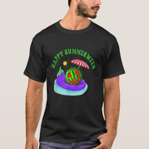 Lycklig Summerween sommarCarved Watermelon Hallowe T Shirt