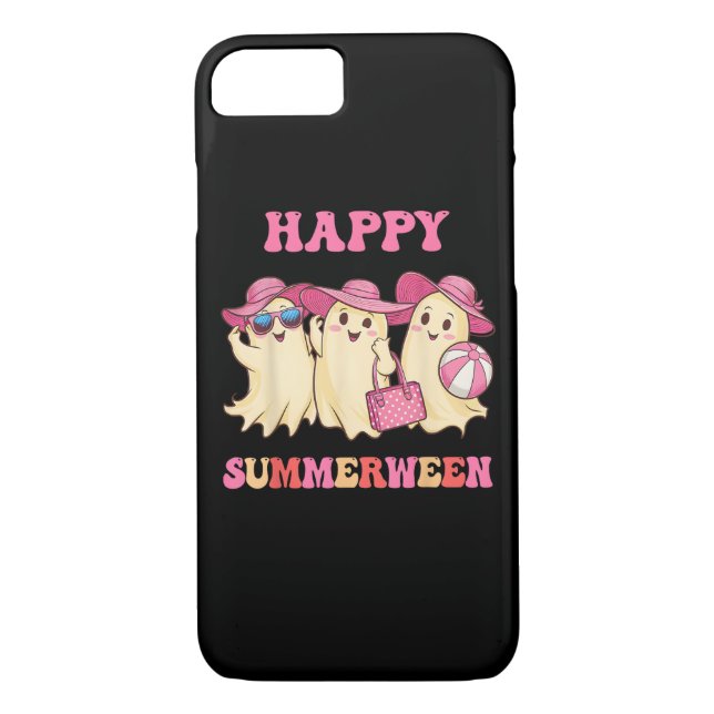 Lycklig Summerween Summer Halloween Costumes Ghost Case-Mate iPhone Skal (Baksida)