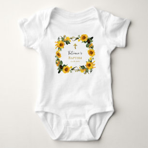 Lycklig Sunblommor Wandeortodox Christian Baptism T Shirt