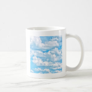 Lycklig Sunny Clouds bakgrundsmiljö Kaffemugg