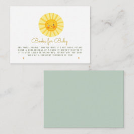 Lycklig Sunshine Baby Bokar för för inhägnadskort  Tilläggskort