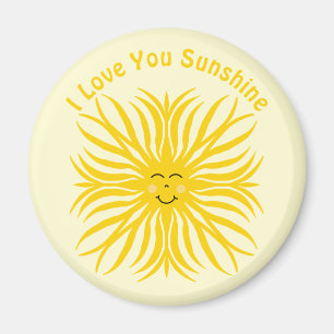 Lycklig Sunshine Magnet