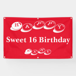 Lycklig Sweet 16 Birthday