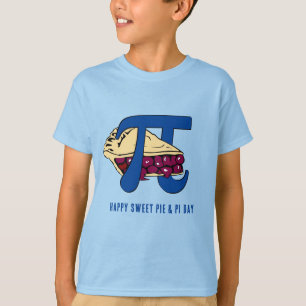 Lycklig Sweet Cherry Paj PI DAY unisex T Shirt