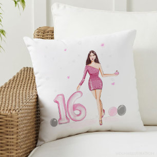 Lycklig sweet sixteen, 16:e årsdagen kudde