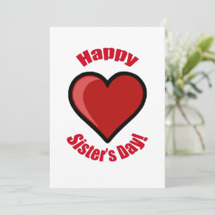 Lycklig syster-dagen! inbjudningar