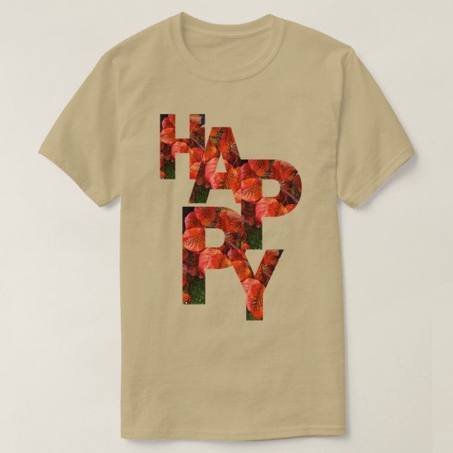 lycklig t shirt (Design framsida)