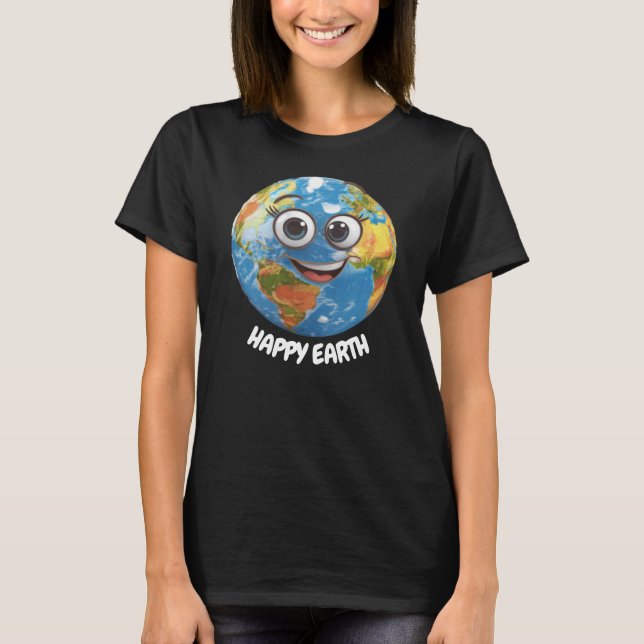 Lycklig T Shirt (Framsida)