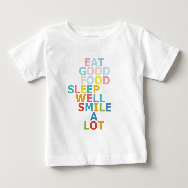 Lycklig T Shirt (Framsida)
