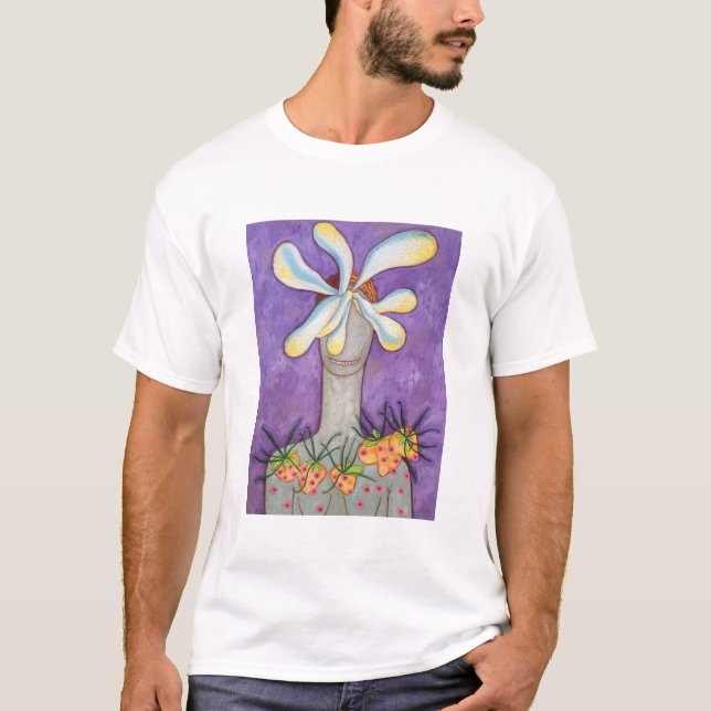 lycklig t shirt (Framsida)