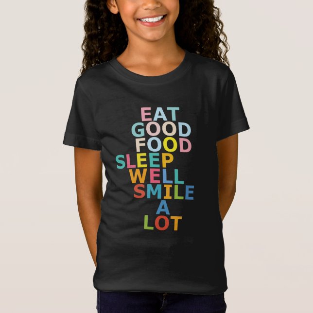 Lycklig T Shirt (Framsida)