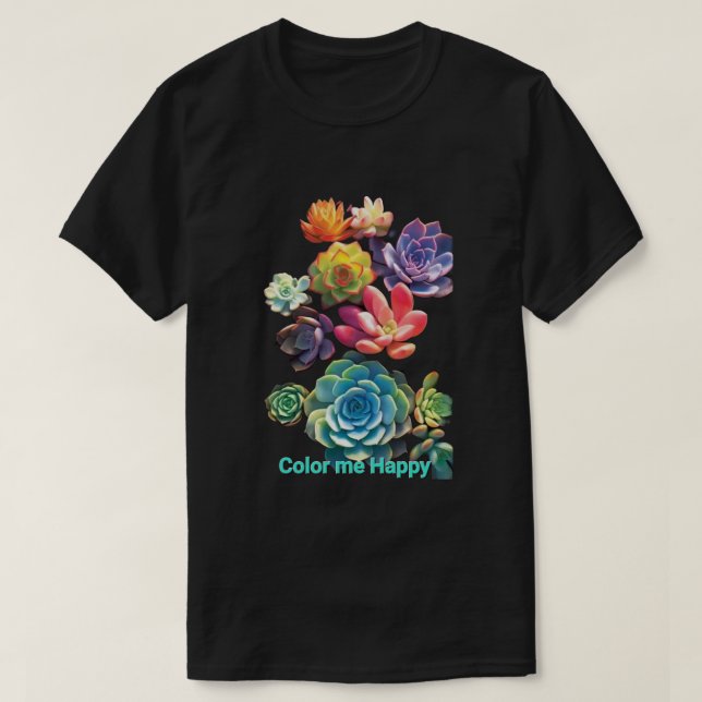 Lycklig T Shirt (Design framsida)
