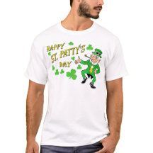 Lycklig T-tröja för St-paddy'sdag
