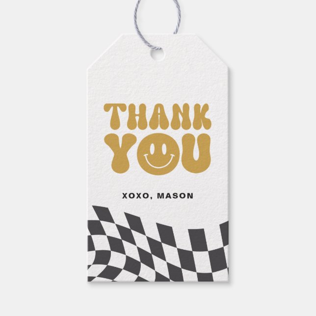 Lycklig-Tackens Märkre ・ Märkre om gåva ・ Favoritt Presentetikett (Framsidan)