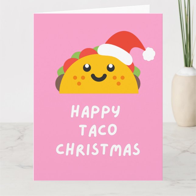 LYCKLIG TACO CHRISTMAS KORT (Framsida)