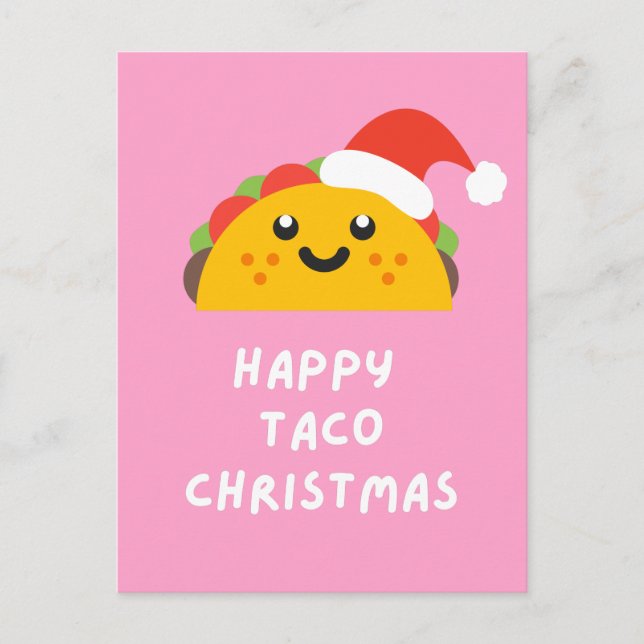 LYCKLIG TACO CHRISTMAS VYKORT (Framsida)