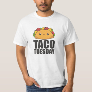 Lycklig Taco Tisdag - mexikanska livsmedel T Shirt